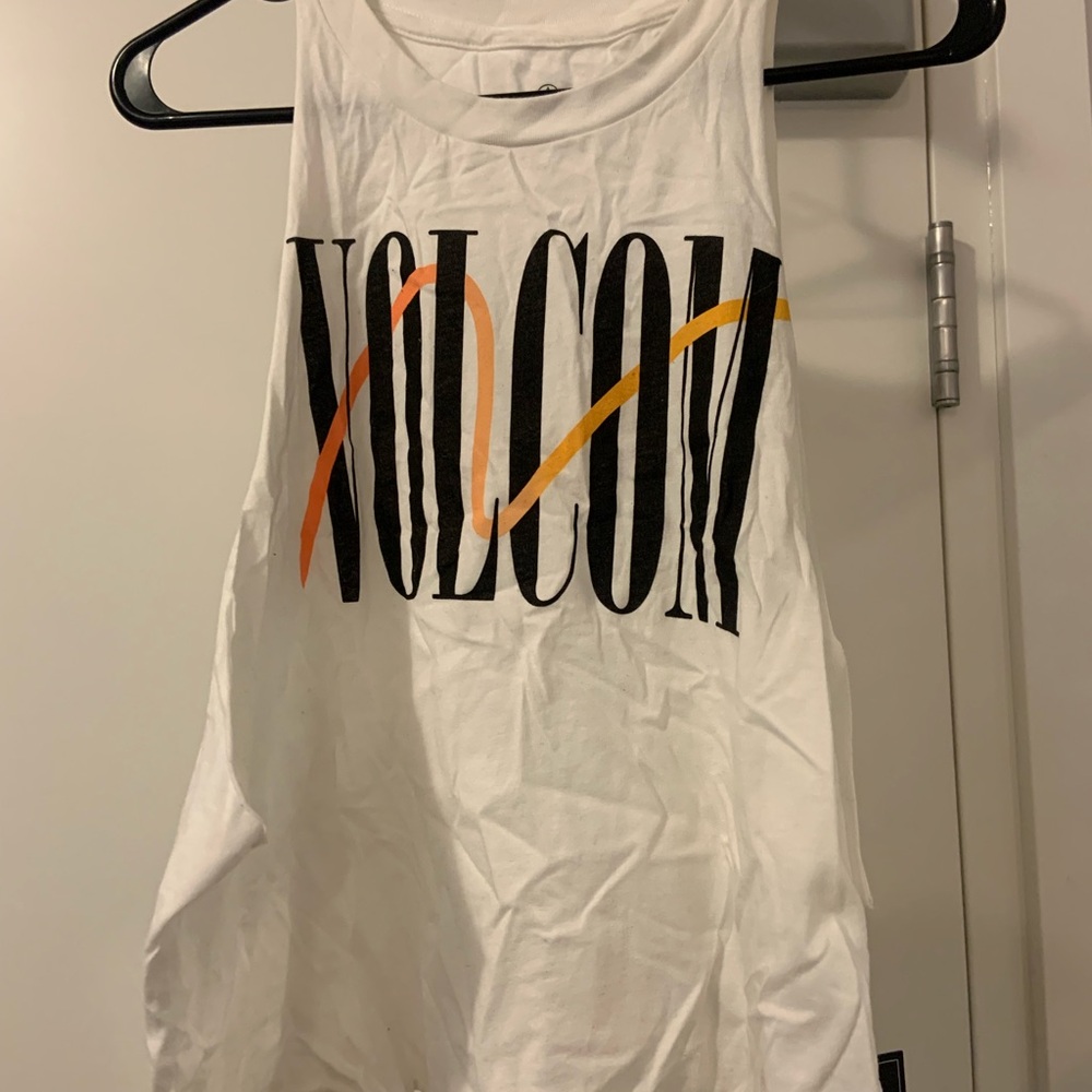 Volcom White Tank Top